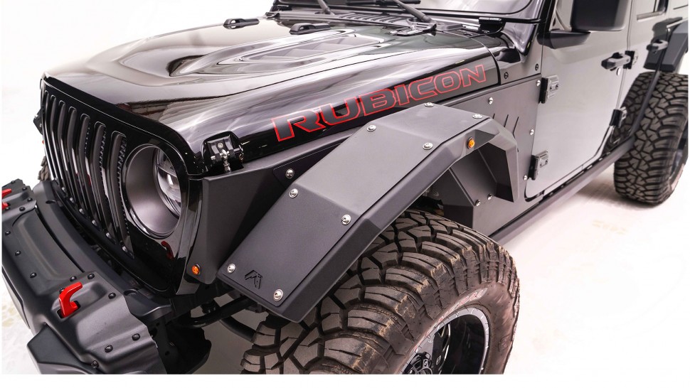 Расширители колесных арок передние Jeep Wrangler JL/Gladiator JT 18-22 Fab Fours JK1006-1