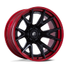 Колесный диск Fuel Off Road Catalyst Matte Black W/Candy Red Lip 24x12 ET-44 FC402MQ24126844N