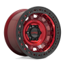 Колесный диск KMC Wheels Tank Beadlock Candy Red 17x9 ET-15 KM23679050915N