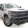 Передний бампер с защитной дугой Black Steel Elite Chevrolet Silverado 2500/3500 15-19 Fab Fours CH14-Q3060-1