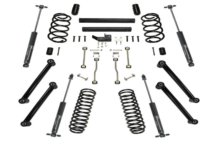 Лифт комплект подвески 4" Jeep Wrangler TJ 03-06 2 Door (Shadow Shocks) Superlift K843