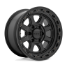 Колесный диск KMC Wheels Chase Satin Black W/Gloss Black Lip 17x9 ET KM54879050700