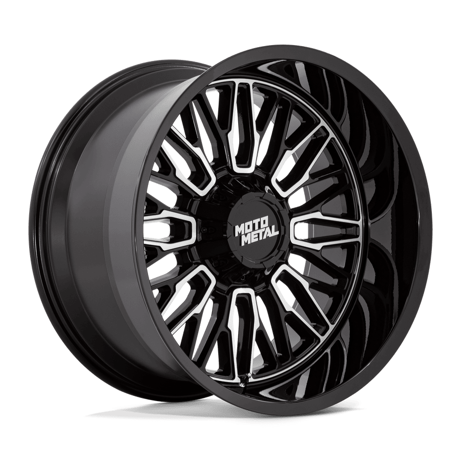 Колесный диск Moto Metal Stinger Gloss Black Machined 20x9 ET+18 MO809BD20903518