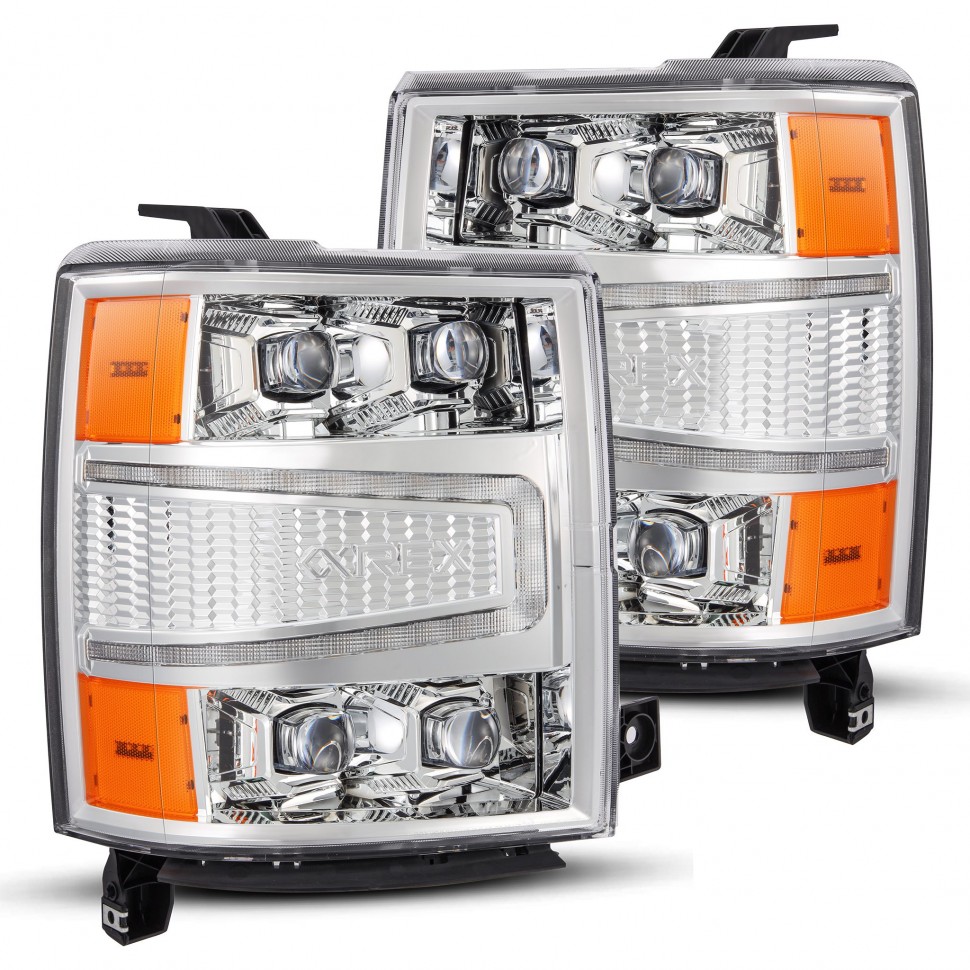 Комплект передних фар Chevrolet Silverado 1500 14-15 NOVA-Series AlphaRex 880240