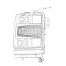Комплект передних фар Chevrolet Silverado 1500 14-15 NOVA-Series AlphaRex 880240