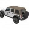 Мягкая крыша софт топ Jeep Wrangler JK 07-18 4 Door (Pebble Beige Twill) Trektop Bestop 5486374