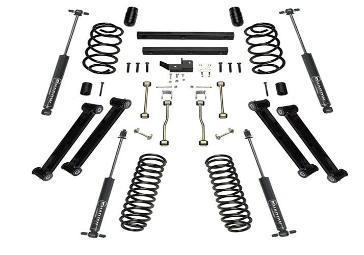 Лифт комплект подвески 4" Jeep Wrangler TJ 97-02 2 Door (Shadow Shocks) Superlift K842