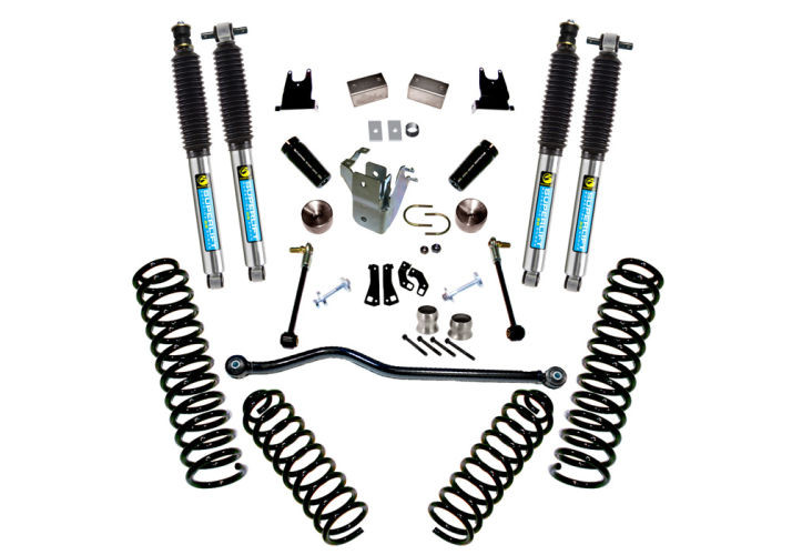 Лифт комплект подвески 4" Jeep Wrangler JK 07-18 2 Door (Bilstein Shocks) Superlift K927B