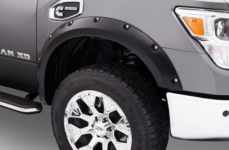 Расширители колесных арок Nissan Titan XD 16-22 6'7" к-кт 4шт Pocket Style Bushwacker 70909-02