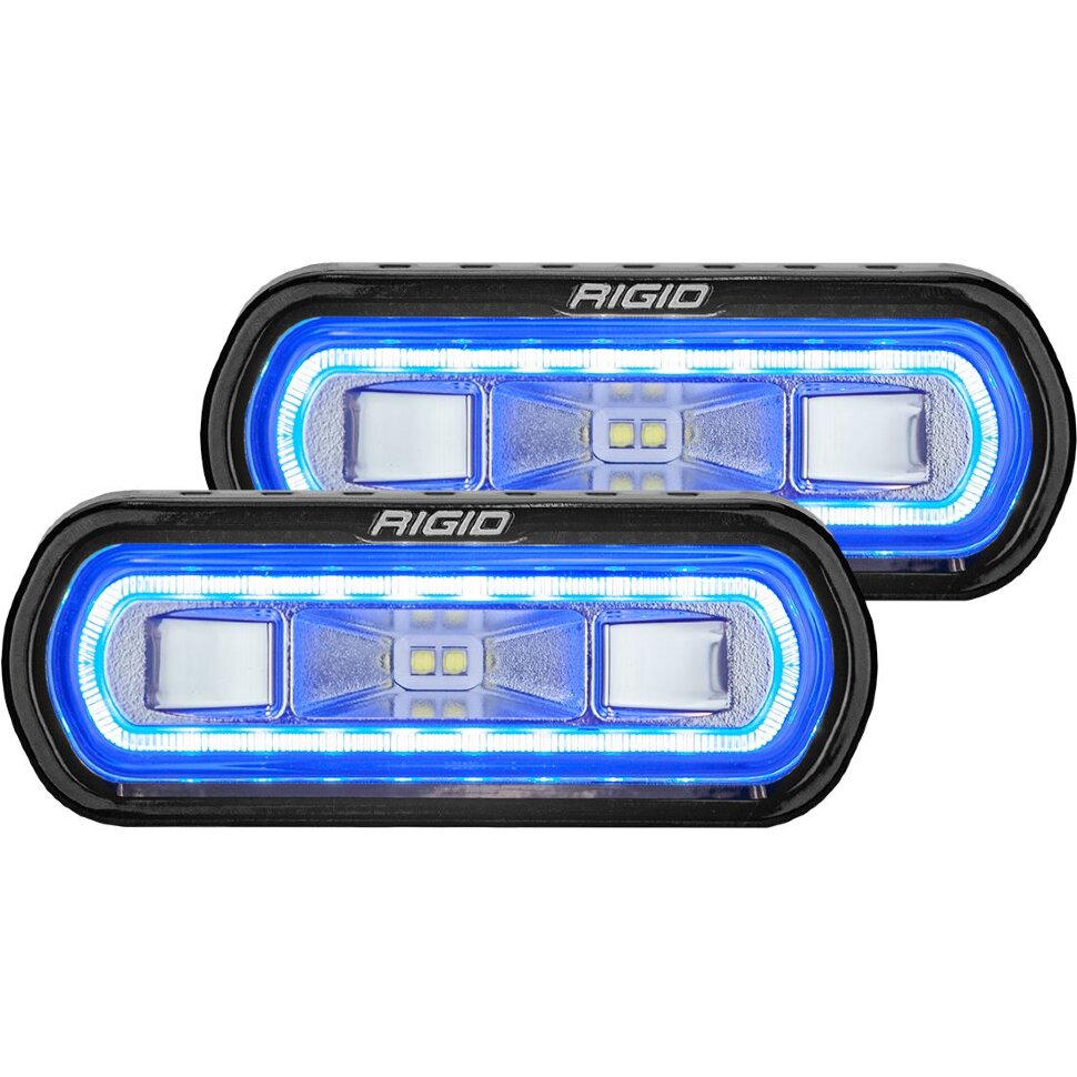 Комплект дополнительных Led фар с подсветкой 4.5x1.5" Wide/Drive SR-L Rigid Industries 53121