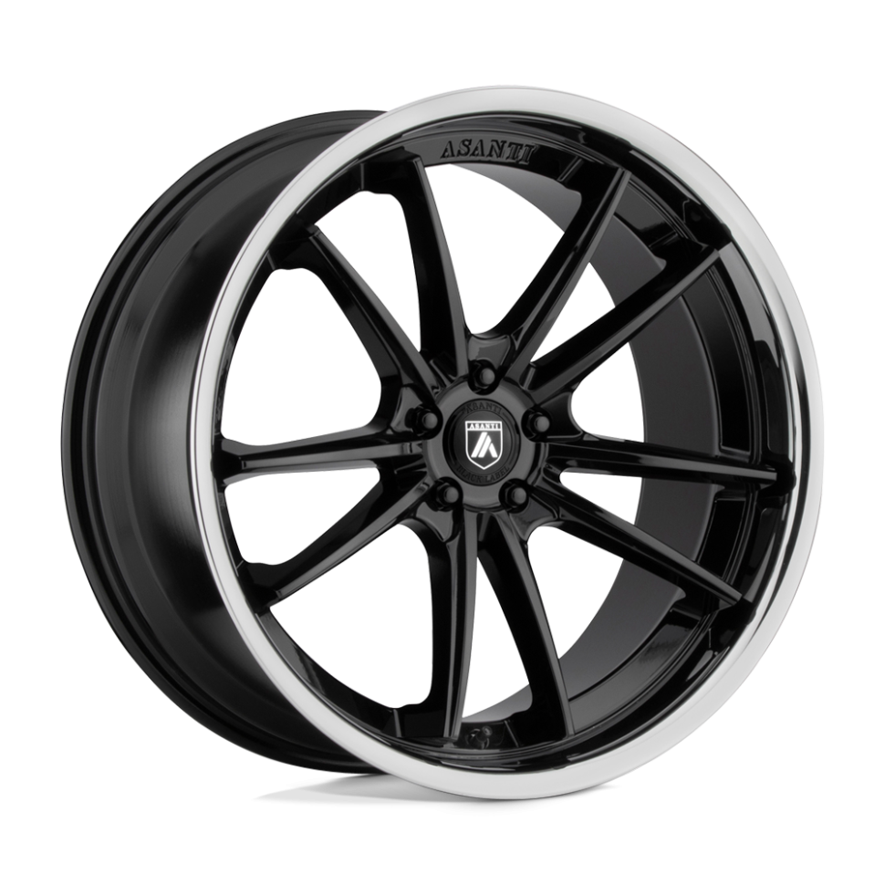Колесный диск Asanti Wheels Sigma Gloss Black W/Chrome Lip 20x9 ET+35 ABL23-20905635BK