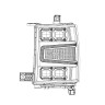 Комплект передних фар Chevrolet Silverado 1500 16-18 NOVA-Series AlphaRex 880237