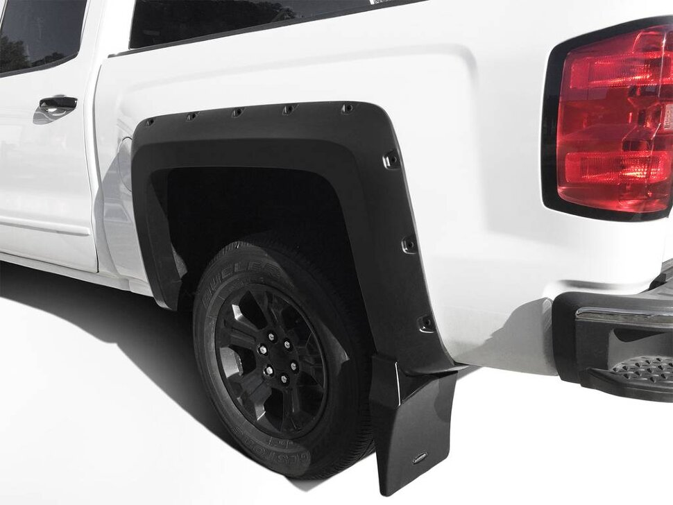 Брызговики Chevrolet Silverado 1500 14-18 задн 2шт. Trail Armor Bushwacker MUD-40120