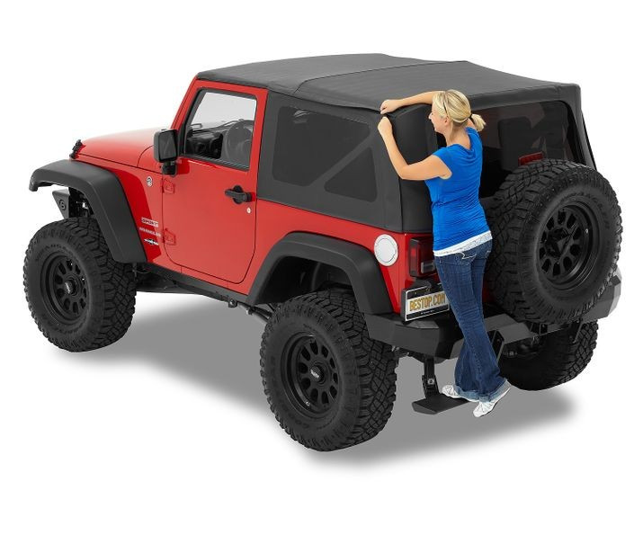 Мягкая крыша софт топ Jeep Wrangler JK 07-18 2 Door (Black Diamond) Supertop NX Bestop 5472235