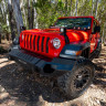 Передний полноразмерный бампер под лебедку Jeep Gladiator JT/Wrangler JK/JL 07-23 Trailline Go Rhino 230121T