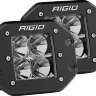 Комплект дополнительных Led фар скрытого монтажа 3x3" Flood D-Series Rigid Industries 212113