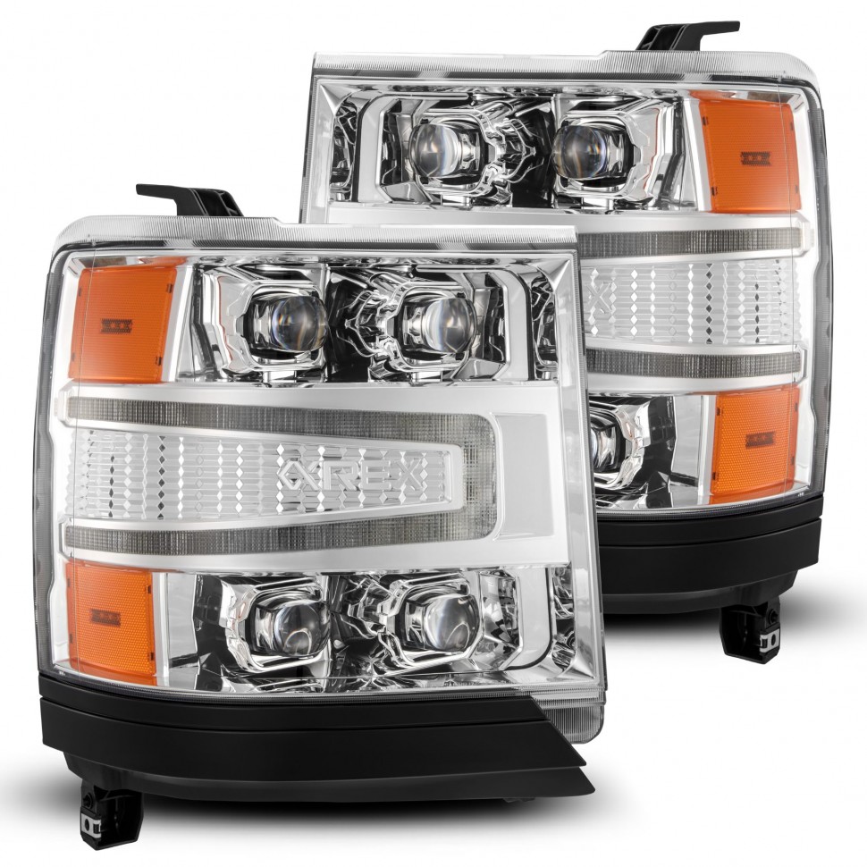 Комплект передних фар Chevrolet Silverado 1500 16-18 NOVA-Series AlphaRex 880238