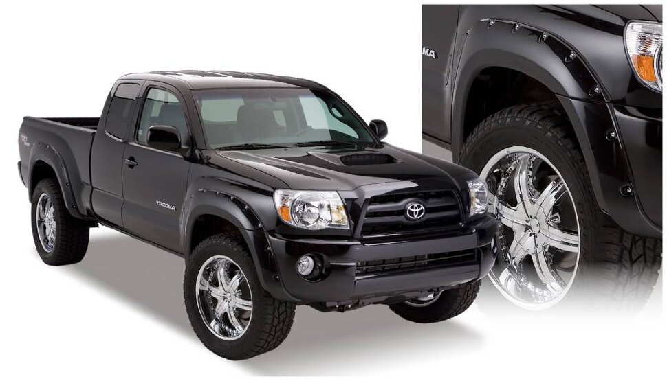 Расширители колесных арок Toyota Tacoma 05-11 к-кт 4 шт. Pocket Style Bushwacker 31920-02