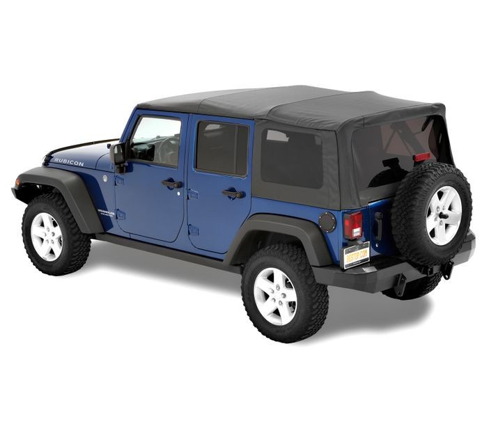 Мягкая крыша софт топ Jeep Wrangler JK 07-18 4 Door (Black Diamond) Supertop NX Bestop 5472335