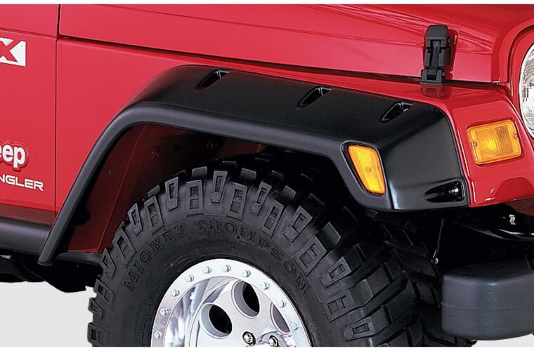 Расширители колесных арок Jeep Wrangler TJ 97-06 к-кт 2шт перед Pocket Style Bushwacker 10029-07