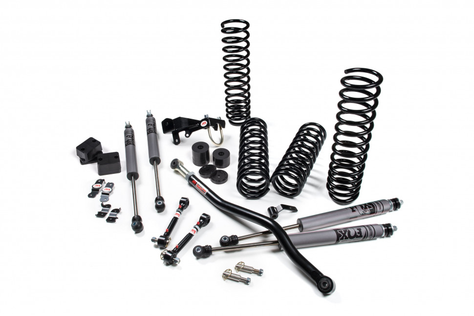 Лифт кит подвески 2.5" J-Venture Jeep Wrangler JK 07-18 2Door с амортизаторами Jspec JKS JSPEC103K