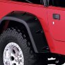 Расширители колесных арок Jeep Wrangler TJ 00-06 задн 2шт. Max Coverage Bushwacker 10030-07