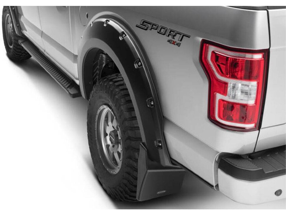 Брызговики Toyota Tundra 14-21 задн 2шт. Trail Armor Bushwacker MUD-30040