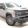 Передний бампер с центральной дугой Black Steel Elite Chevrolet Silverado 2500/3500 07-10 Fab Fours CH08-Q2062-1