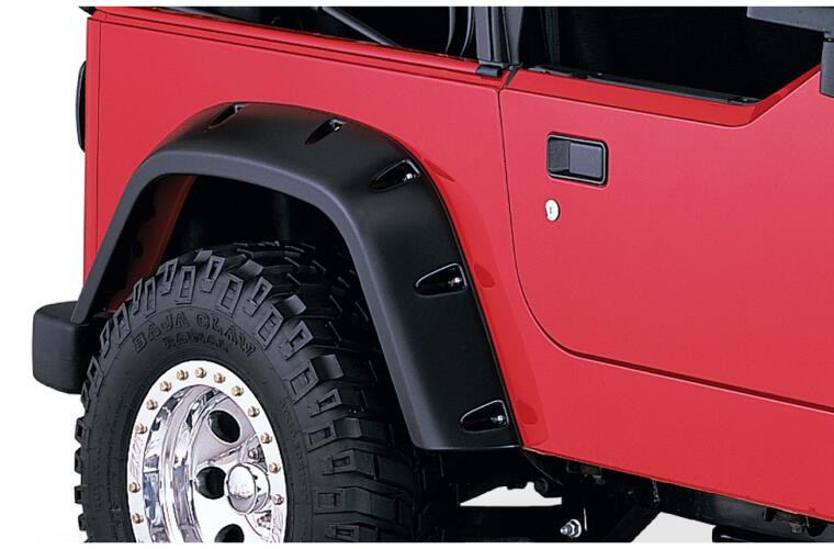 Расширители колесных арок Jeep Wrangler TJ 97-06 к-кт 2шт зад Pocket Style Bushwacker 10042-07