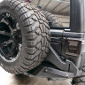 Калитка запасного колеса Jeep Wrangler JL 18-22 Fab Fours JL18-Y1851T-1