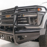 Передний бампер с защитной дугой Black Steel Chevrolet Silverado 2500/3500 20-22 Fab Fours CH20-S4960-1