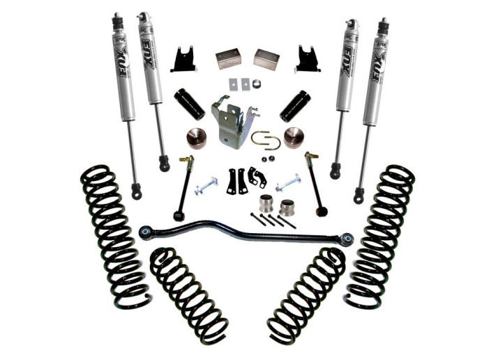 Лифт комплект подвески 4" Jeep Wrangler JK 07-18 4 Door (Fox 2.0 Shocks) Superlift K928F