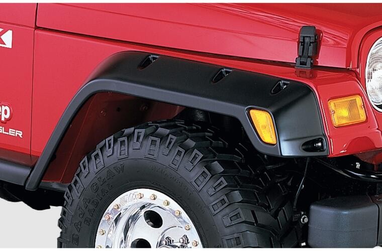 Расширители колесных арок Jeep Wrangler TJ 97-06 к-кт 2шт перед Pocket Style Bushwacker 10043-07