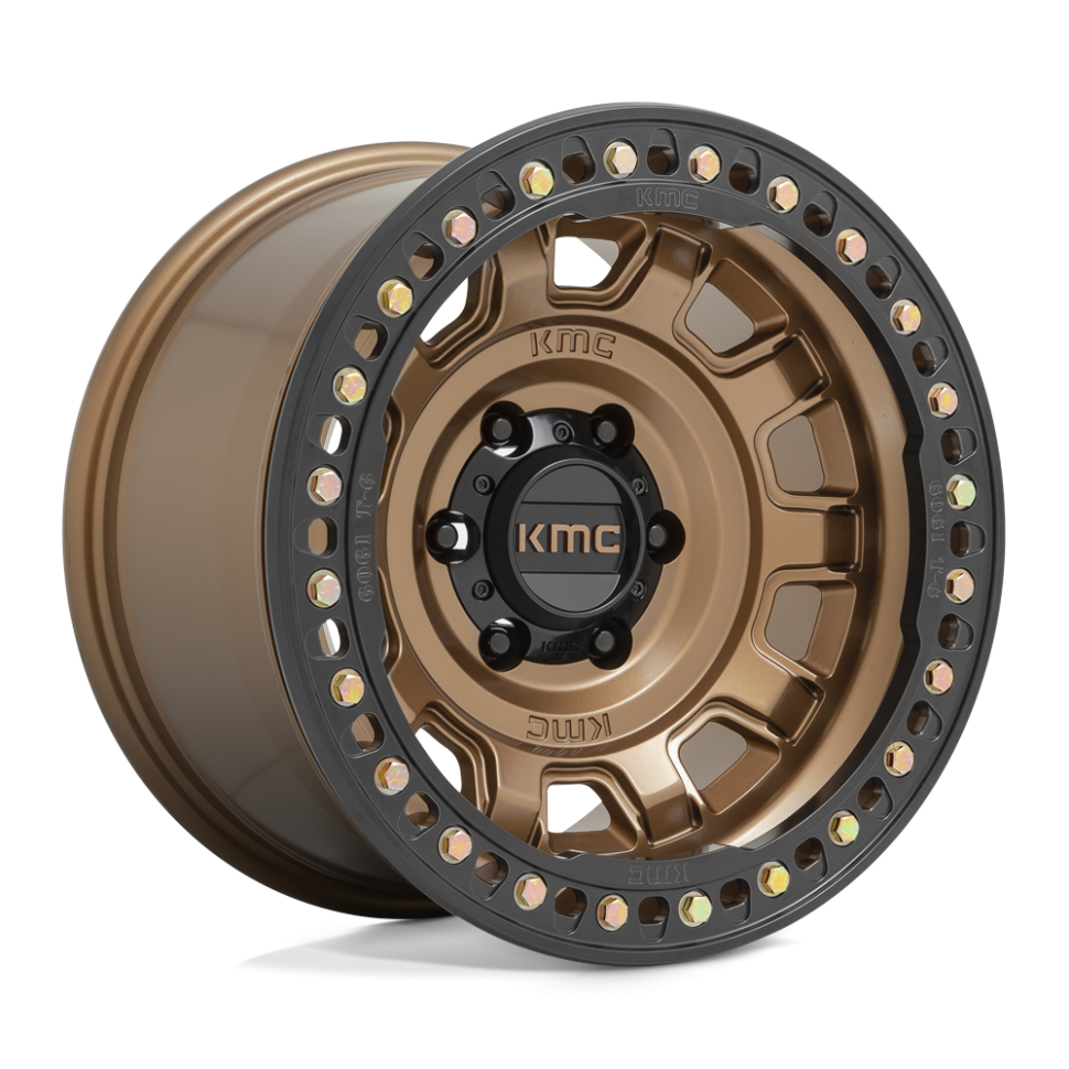 Колесный диск KMC Wheels Tank Beadlock Matte Bronze 17x9 ET-15 KM23679060615N