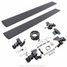 Выдвижные электрические пороги Ford F-150/F-250/F-350 Raptor 15-23 SuperCrew/Crew Cab E-Board Go Rhino 20415587PC