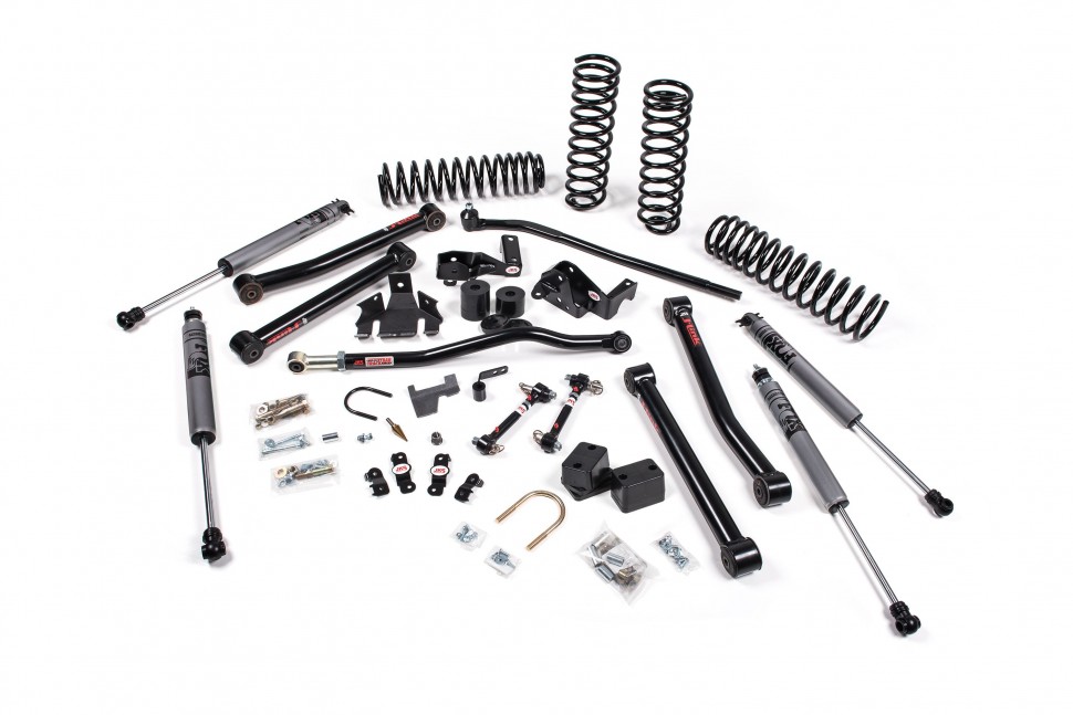 Лифт кит подвески 3.5" J-Konnect Jeep Wrangler JK 07-18 4Door с амортизаторами FOX Adventure JKS JSPEC113KFA