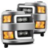 Комплект передних фар Chevrolet Silverado 2500/3500 15-19 NOVA-Series AlphaRex 880227