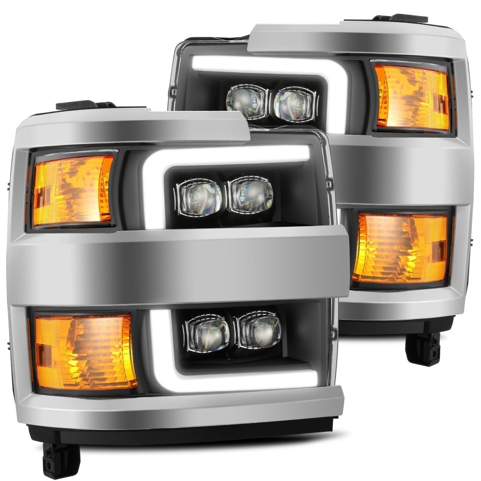 Комплект передних фар Chevrolet Silverado 2500/3500 15-19 NOVA-Series AlphaRex 880227