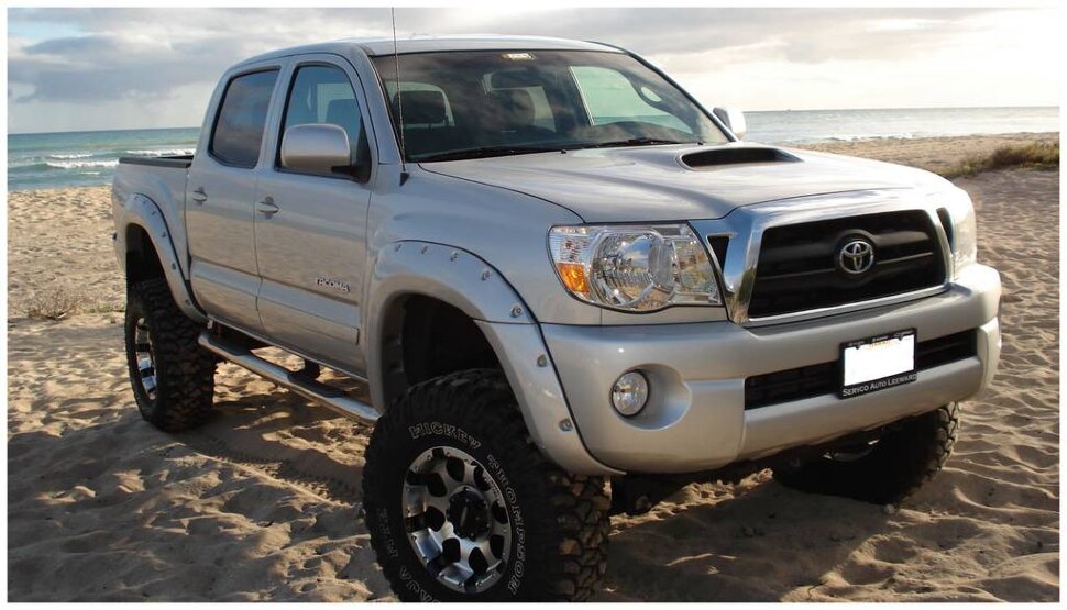 Расширители колесных арок Toyota Tacoma 05-11 к-кт 4 шт. Pocket Style Bushwacker 31925-02