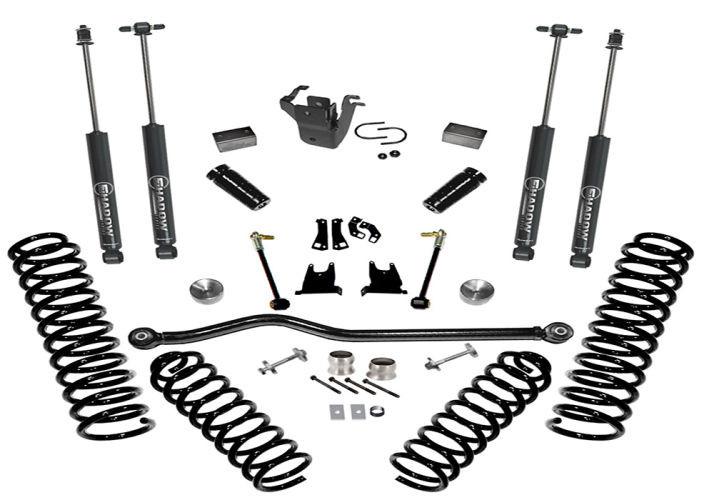 Лифт комплект подвески 4" Jeep Wrangler JK 07-18 4 Door (Shadow Shocks) Superlift K928