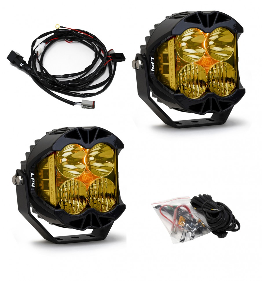 Дополнительные LED фары 5.1" Водительский/Комбо свет (пара) LP4 Baja Designs 297813