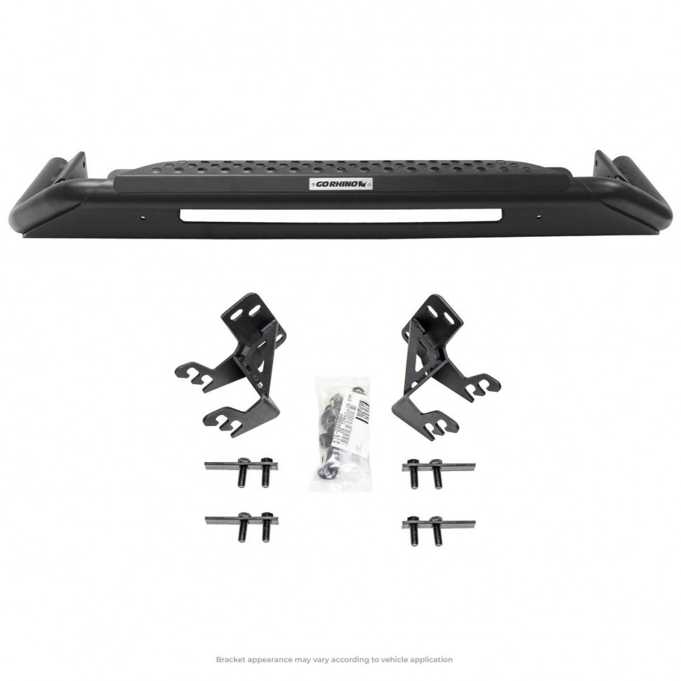 Кенгурятник с подножкой с креплениями Chevrolet Silverado 1500 16-19 RC3 LR Go Rhino 562960T