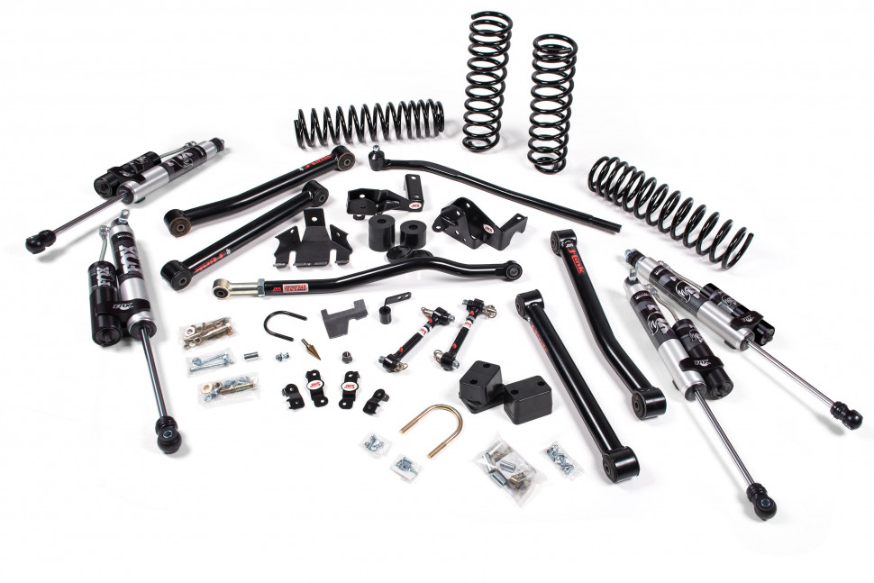 Лифт кит подвески 3.5" J-Konnect Jeep Wrangler JK 07-18 4Door с амортизаторами FOX с резервуаром JKS JSPEC113KFR