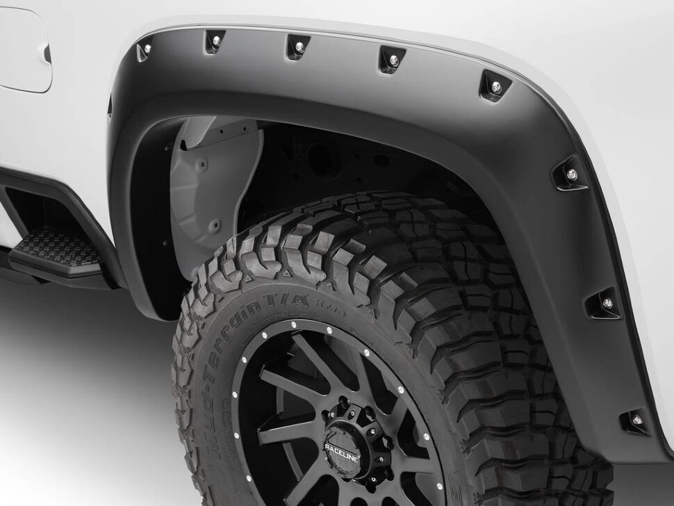 Расширители колесных арок Chevrolet Silverado 2500/3500 20-25 задн 2шт. Pocket Style Bushwacker 40154-02