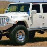 Расширители колесных арок Jeep Wrangler JK 07-18 задн 2шт. Max Coverage Bushwacker 10044-02