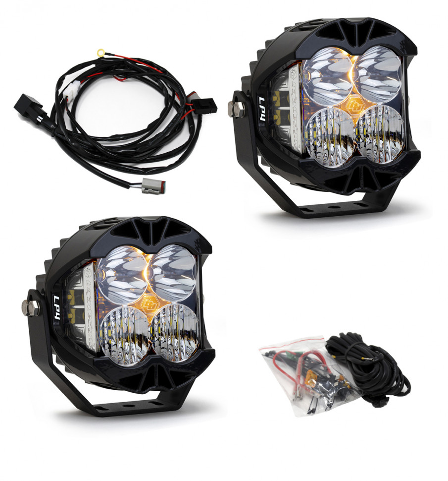 Дополнительные LED фары 5.1" Водительский/Комбо свет (пара) LP4 Baja Designs 297803