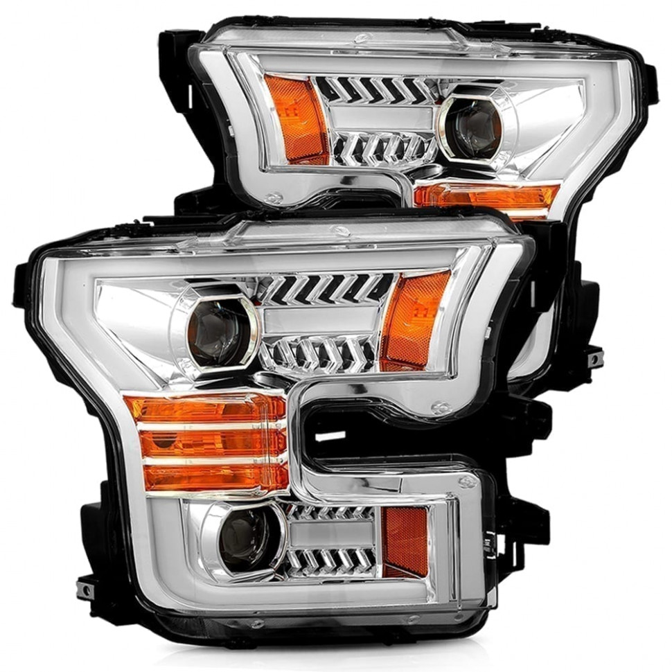 Комплект передних фар 17-20 F150 Raptor PRO-Series AlphaRex 880157