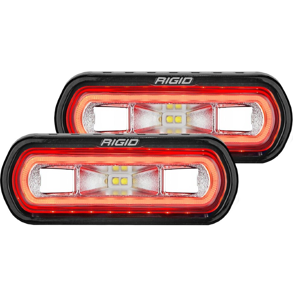 Комплект дополнительных Led фар с подсветкой 4.5x1.5" Wide/Drive SR-L Rigid Industries 53122