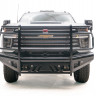 Передний бампер с защитной дугой Black Steel Chevrolet Silverado 2500/3500 15-19 Fab Fours CH14-S3060-1