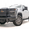 Передний бампер с защитной дугой Black Steel Chevrolet Silverado 2500/3500 15-19 Fab Fours CH14-S3060-1